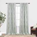 Mrs.Naturall Sage Green Curtains 96 Inches Long for Living Room,50% Blackout Room Darkening Extra Long Curtains for Bedroom Window