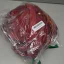 Burgundy Red Valance - Waterfall Swag Valance for Window Toppers Window Cutains for Bedroom (1 Panel, Red, W39 inch)