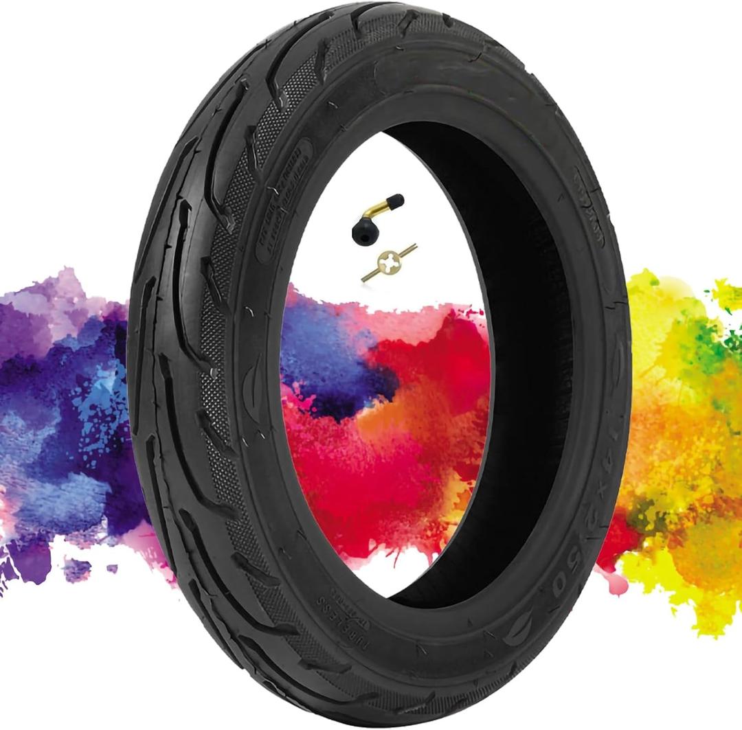 2.50-10 Inch Bike Tire, 14x2.50 (64-254) Tubeless Tire, Bike Replacement Tires, Suitable for Children's Bicycles, Electric Bike with Skid Tread | Wear-Resistant Tire|36PSI