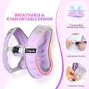 Fragraim Weighted Vest for Women Men - 8lb/10lb/12lb/16lb/22lb/25lb/30lb Weight Vest with Reflective Stripe, Detachable Phone Pouch, Ideal for Walking, Strength Training, Running, Workout, Cardio (Purple)