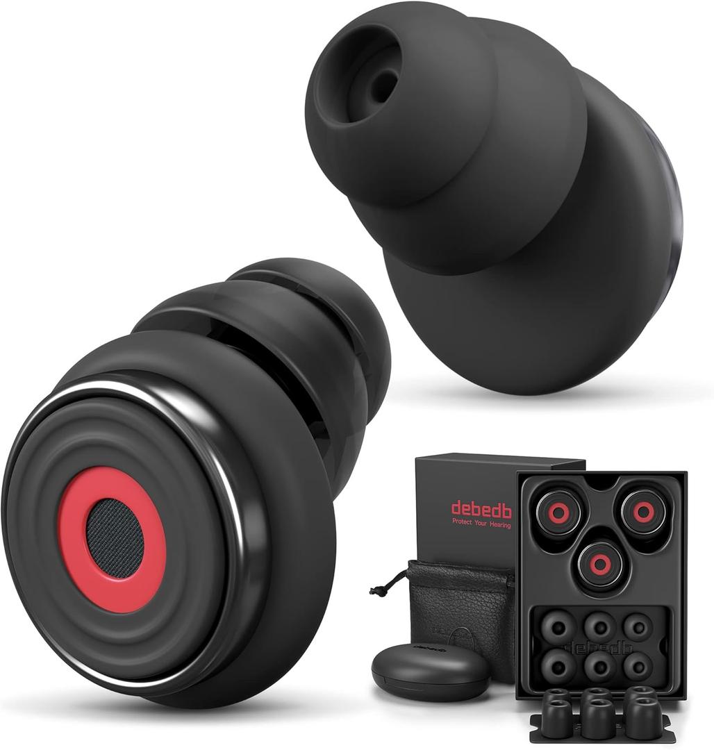 Ear Plugs for Concerts Loud Music-High Fidelity Earplugs for Drummers, Musicians, DJs, Motorcycles, Conversation