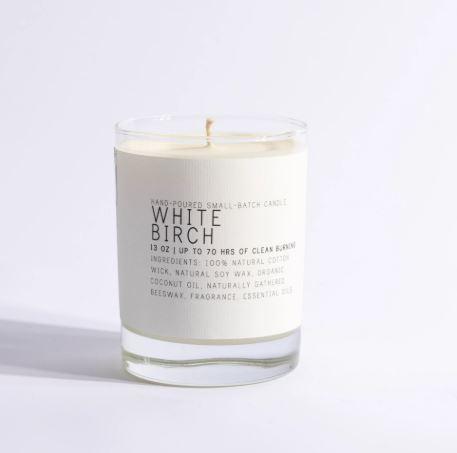 White Birch Candle | Scented Soy Candle for Home | 7 oz, Made in The USA