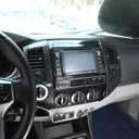 2pcs Car ABS Inner Central Console Air Conditioning Vent Rings Frame Cover Trim Car Accessories Compatible with Toyota Tacoma 2011 2012 2013 2014 2015 Left Hand Driver (Black Carbon Fiber)