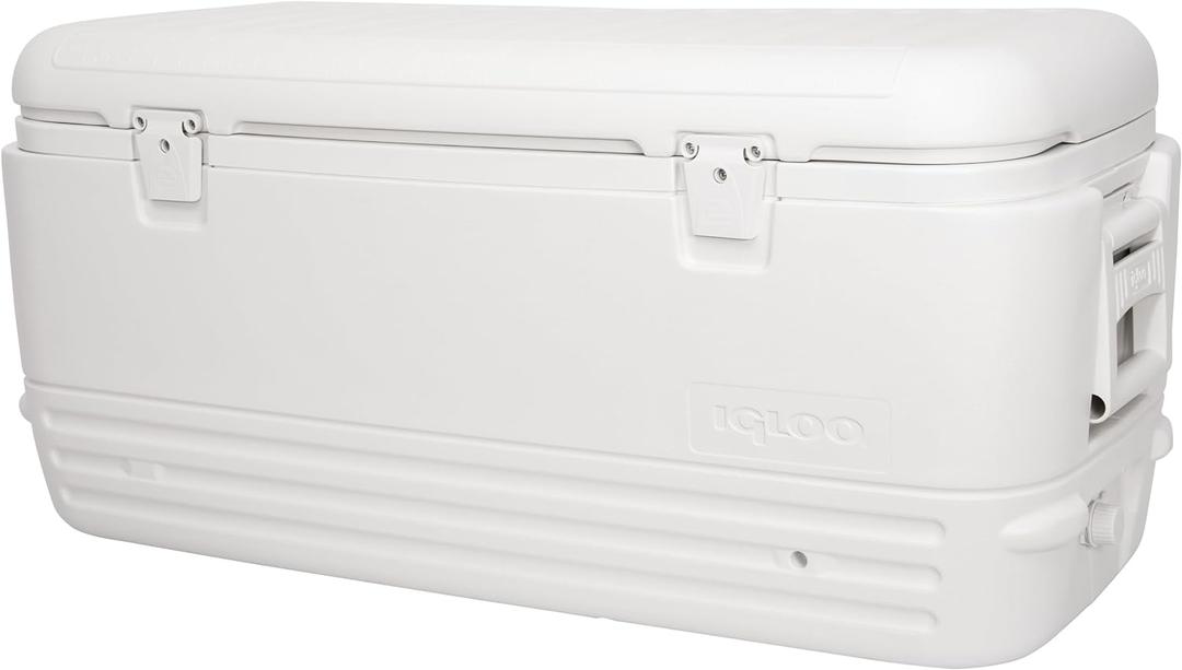 Igloo Coolers, Insulated Portable Hard Shell Ice Chest Cooler (Polar White)