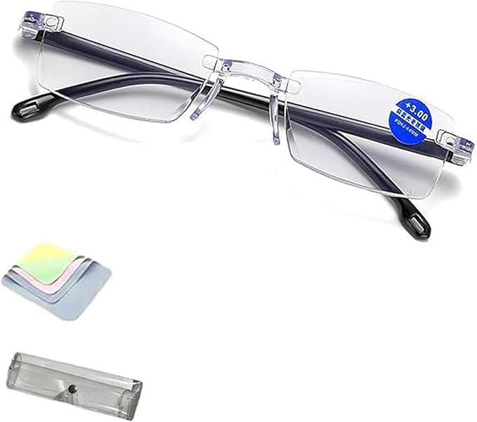 No Blue Vision Glasses, No Bue Vision Glasses as Seen on TV, Blue Light Blocking Computer Glasses, Intelligent Zoom(First Generation,1PC)