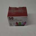 Minetom Vintage C9 LED Christmas Lights Outdoor Multicolor, 50 Feet C9 String Lights for Christmas Tree Roofline Holiday Party Indoor Outdoor Garden Patio Backyard Cafe Xmas Decoration, Green Wire