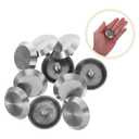 IMIKEYA 10pcs Tactile Paving for Blind Navigation Non- Guide Markers for Sidewalks, Subways and Airports High-Contrast Sensory Indicators Visually Impaired Safety