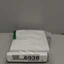 Small Floating Shelf, 6 X 6 Inches Farmhouse Wall Shelves for Living Room, Bedroom, Picture Frames, Plants, Kitchen, Set of 3 (White and Black)