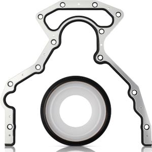 Rear Main Seal Set Oring Gasket Crankshaft Seal Fit for Chevrolet for GMC for Hummer for Pontiac LS LSX LS1 LQ4 LQ9 LS2 LS3 LS7 4.8L 5.3L 5.7L 6.0L, Replace BS40640