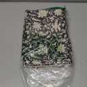 FIOUOVO Floral Throw Pillow Covers 20x20 Farmhouse Block Print Pillow Covers Decorative Pillow Covers Couch Pillows for Living Room Vintage Accent Sofa Pillows Set of 2, Black