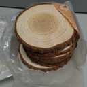 Fuyit Unfinished Wood Slices for Centerpieces, 8Pcs 5.5-6 Inch Natural Wooden Round Discs with Bark for Rustic DIY Crafts, Table Base, Wedding Decoration