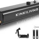 KinkiLiving Pressurized Water Tank, 4.5-9.5Gallon Portable Aluminum Camp Shower with Spray Hose, Fit for Overland Off-Road Vehicles, Trucks, RV Camping, Beach Cleaning (4.5Gallon)