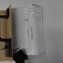 Front Door Handle, Exterior Door Handle with Passage Lever, Modern Front Entry Handle, Reversible for Left & Right Hand Door, Matte Black