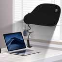 Adjustable Office Cubicle and Desk Shade, Cubicle Shade, Adjustable Working Office Cubicle Accessories, Foldable Plastic Privacy Canopy, Blocks Light, Glare Reduction, Black