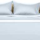 TEXAS LINEN CO. 100% Egyptian Cotton Sheets King Size - 1500 Thread Count King Size Sheets Set, 4 PC Luxury Bedsheet (Light Blue), Soft, Cooling, 17" Deep Pocket Sateen Weave Bedsheet Set