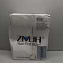 ZMJH Bidet Toilet Seat, Electric Smart Heated Seat with Slow Closes, Vortex Wash, Warm Dryer, Rear and Front Wash, Warm Water, Remote Control, and Night Light, White, A102S-W (Elongated)