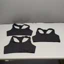 Hanes Women's Racerback Cotton T-Back Bralette (3 Pack) (Medium)