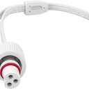 Y-Distributor for Govee Permanent Outdoor Lights,Y-Extension Cord,Compatible with Govee H705A H705B H705C H706A H706B,3-Pin Power Cord for Spot String Lights  Durable & Waterproof (Y-Splitter (2 Female to 1 Male))