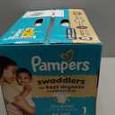 Pampers Swaddlers Diapers, Size 1 (8-14 lbs), 96 Count, Absorbent, Keeps Baby Dry and Comfortable, Skin Safe Disposable Baby Diaper 