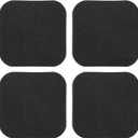 4Pcs Treadmill Mats, Coolrunner High Density Equipment Pads Noise Reduction for Floor Protection, Washing Machine Pads, Anti Vibration Rubber mats for Stationery Bike, Rowing Machine, Home Gym Station