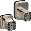 Richelock IU52 Double-Sided Keypad Door Lock, All-Weather, Fully Waterproof Keyless Entry with Dual-Sided Programmable Codes, Same Key Both Sides for Outdoor, Indoor, Gate & Fence