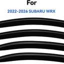 Window Visors Rain Guards for 2022 2023 2024 2025 2026 Subaru WRX, Out-Channel Window Vent Wind Deflectors Visors Shades for 22 23 24 25 26 Subaru WRX Premium Limited GT