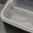 OLIXIS Ice Maker Machine with Handle,26lbs in 24Hrs,9 Ice Cubes in 6 Mins,Auto-Cleaning Portable Ice Maker with Basket and Scoop, Countertop Ice Maker for Home/Kitchen/Camping/RV, Sleek Black