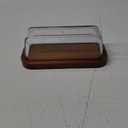 Kivy Glass Butter Dish With Airtight Lid That Keeps Butter Soft - For Countertop And Refrigerator Door Shelf - Butter Tray With Lid Fridge - Butter Holder For Counter - Covered Butter Dishes
