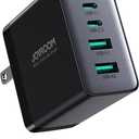 JOYROOM 67W USB C Charger Block, 4-Port Foldable GaN Wall Fast Charger Adapter Compact for iPhone 16/5/14 Pro Max, MacBook Pro/Air, iPad Pro/Air, Galaxy, Dell XPS, Pixel 7, Google Pixelbook