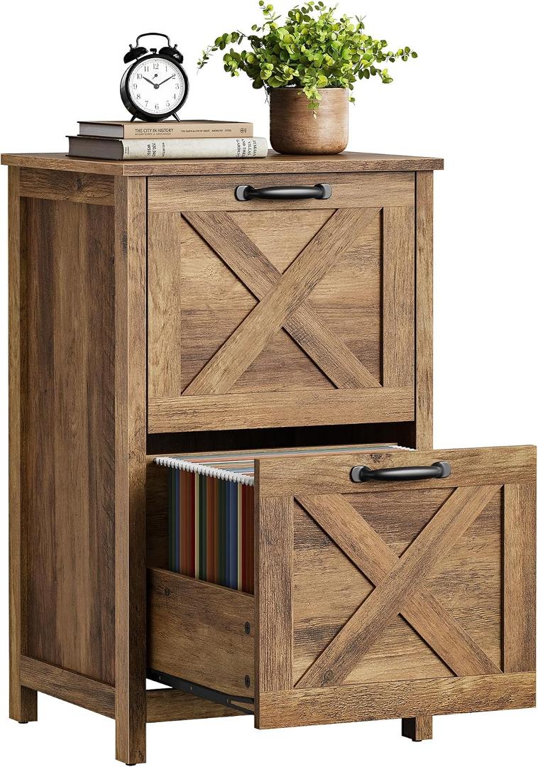 VASAGLE File Cabinet, 2-Drawer Filing Cabinet for Home Office