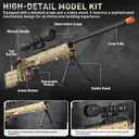 Fluorspar blaster Building Set for Adults, Large Scale Sniper Model Building Kit, Educational DIY Mechanical Assembly Toy for Boys 14+, Collectible Display Gift for Hobbyists, 1388Pcs