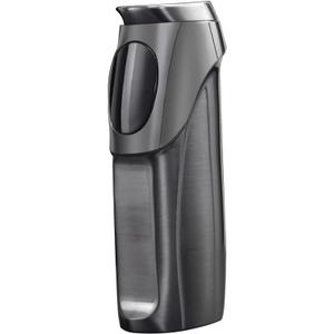 JOBON USB Electronic Torch Lighter, Rechargeable Electric Touch Screen Sensing Triple Jet Blue Flames Lighter - No Gas Included (Black Nickel)