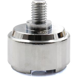 1/2"-13 Thread-On Shift Knob Chrome Mounting Adapter Compatible with Eaton Fuller Style 13/15/18 Shifter