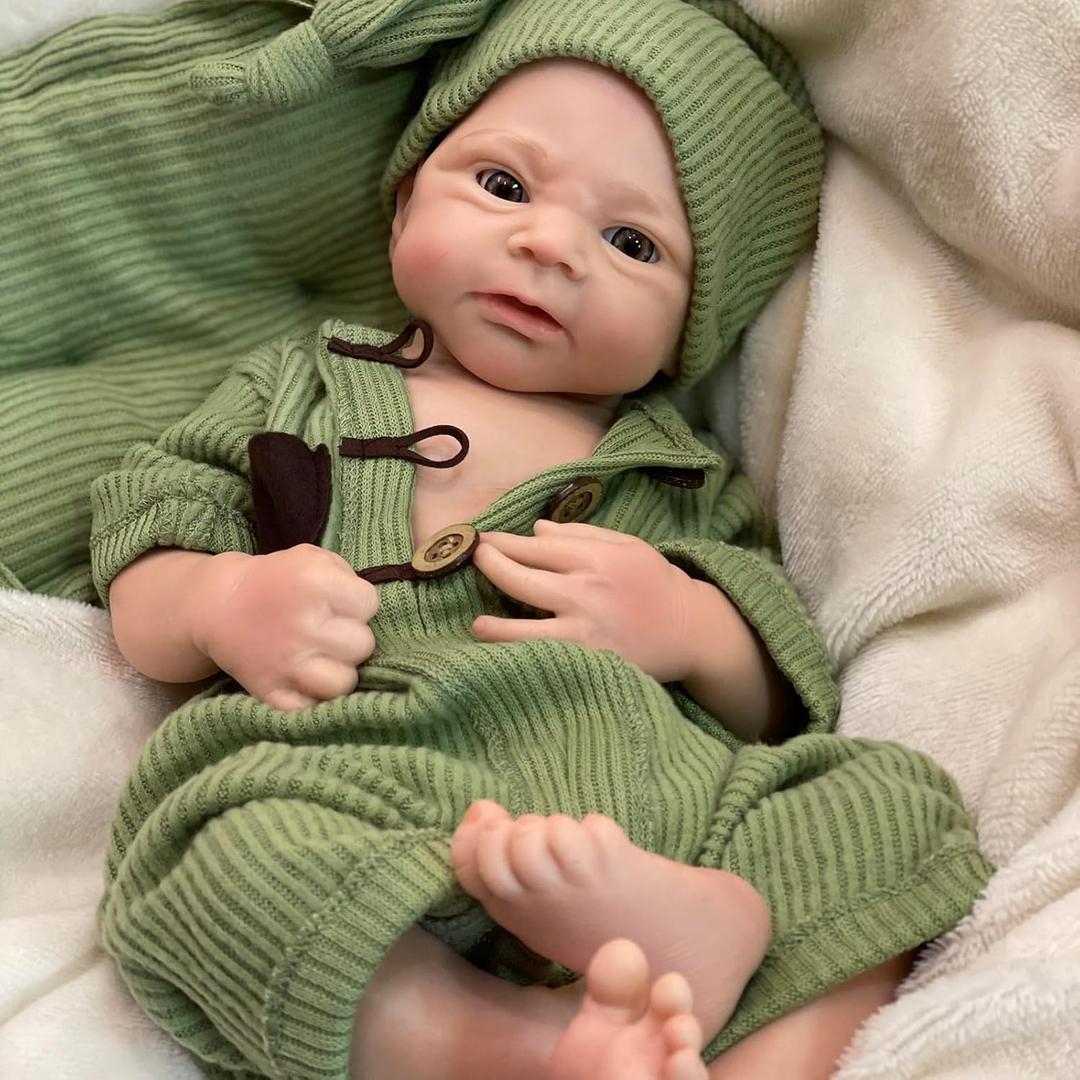 OtardDolls Reborn Baby Dolls, 18 Inch Full Silicone Baby Doll Real Looking Lifelike Realistic Newborn Baby Doll with Toy Accessories for Kids OtardDolls Reborn Baby Dolls, 18 Inch Full Silicone Baby Doll Real Looking Lifelike Realistic Newborn Baby Doll with Toy Accessories for Kids