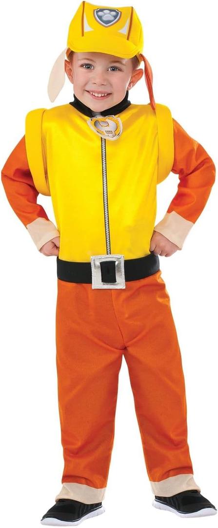 Rubie's Paw Patrol Rubble Child Costume, Small Rubie's Paw Patrol Rubble Child Costume, Small