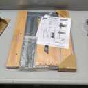 OCG 1 Tier Pull Out Cabinet Organizer (17" W x 21" D), Heavy-Duty Slide out Wood Drawer Shelf, Pull Out Drawer for Cabinets, Base Cabinet Organization for Kitchen, Pantry, Bathroom