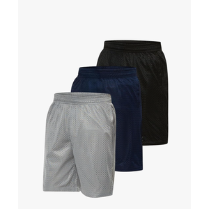 Ultra Performance Boy's Basketball Short's 3 Pack Mesh Athletic Shorts Youth Basketball Soccer & Gym Short for Active Boys (Medium)
