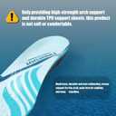 Hard and Durable Orthopedic Arch Support Shoe Insoles for Foot (Blue, 5)