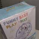 Baby Play Mat, 7-in-1 Infant Gym Mat for Sensory and Motor Development, Washable & Portable Newborn Tummy Time Activity Mat for Home & Travel, Babies Gift for 0-3-6-9-12-18 Months (Blue)