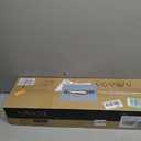 AMADA HOMEFURNISHING 23.6" L Floating Shelves, Wall Shelves Set of 3 for Bathroom/Living Room/Bedroom/Kitchen, White Floating Shelves for Wall Decor with Invisible Brackets - AMFS44W