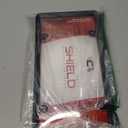Custom Accessories 90060 Clear Custom Combos License Plate Cover and Frame with Black Plastic Frame