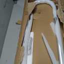 Aluminum Dock Handrail, 36" x 13" Dock Boarding Handrail, Dock & Boat Aluminum Safety Grab Bar, 36in Swimming Pool Handrail & Hot Tub Handrail, Silver