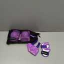 BOSONER Kids/Youth Knee Pads Elbow Pads Wrist Guards Set for 3-15 Years, Child Protective Gear Set for Roller Skates, Cycling, BMX Bike, Skateboard, Inline Skating, Scooter Riding Sports (Purple)