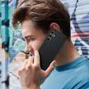 FNTCASE for Samsung Galaxy S23-FE Case: Dual Layer Protective Heavy Duty Cell Phone Cover Rugged Full Body Drop Protection Military Grade Shockproof Phone Case (Black Matte)