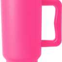 Simple Modern 40 oz Trek Tumbler with Handle and Straw Lid | Cup Holder Friendly Insulated Stainless Steel Travel Mug | Raspberry Vibes