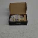 STARPY Gold Door Knobs, Interior Door Handles for Bath & Bed, Heavy Duty Door Knob with Lock (Privacy for Bath & Bed, Satin Brass)