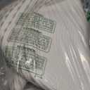 OIAHOMY 75L Blanket Basket, Woven Cotton Rope Basket for Organizing 22x17x12, Used for Living Room, Bedroom, Nursery, Light Yellow & White