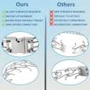 Prong Collar for Dogs, Dog Training Collar, Adjustable Size Dog Pinch No Pull Collar with Quick Release Buckle for Small Medium Large Dogs(Packed with Two Extra Links) (M/L(18-23" Neck, 3.00mm))