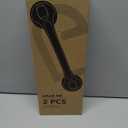 ABLECARE 2 Pack 16 Inch Elderly Heavy Duty Shower Handle, Seniors Grab Bars for Bathtubs, Suction Cup Removable Handrails, Safety Bathroom Grip for Handicap (Light Gray)