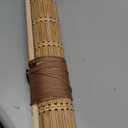 42x72 Inch Bamboo Blinds for Interior Windows, UV Protection Roman Bamboo Curtains, Light Filtering & Easy to Install Roller Shades Window Shades for Patio Indoor Outdoor, Carbonized